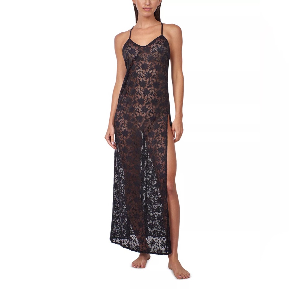 MUCCI Viola Lace Slip in Nera XS